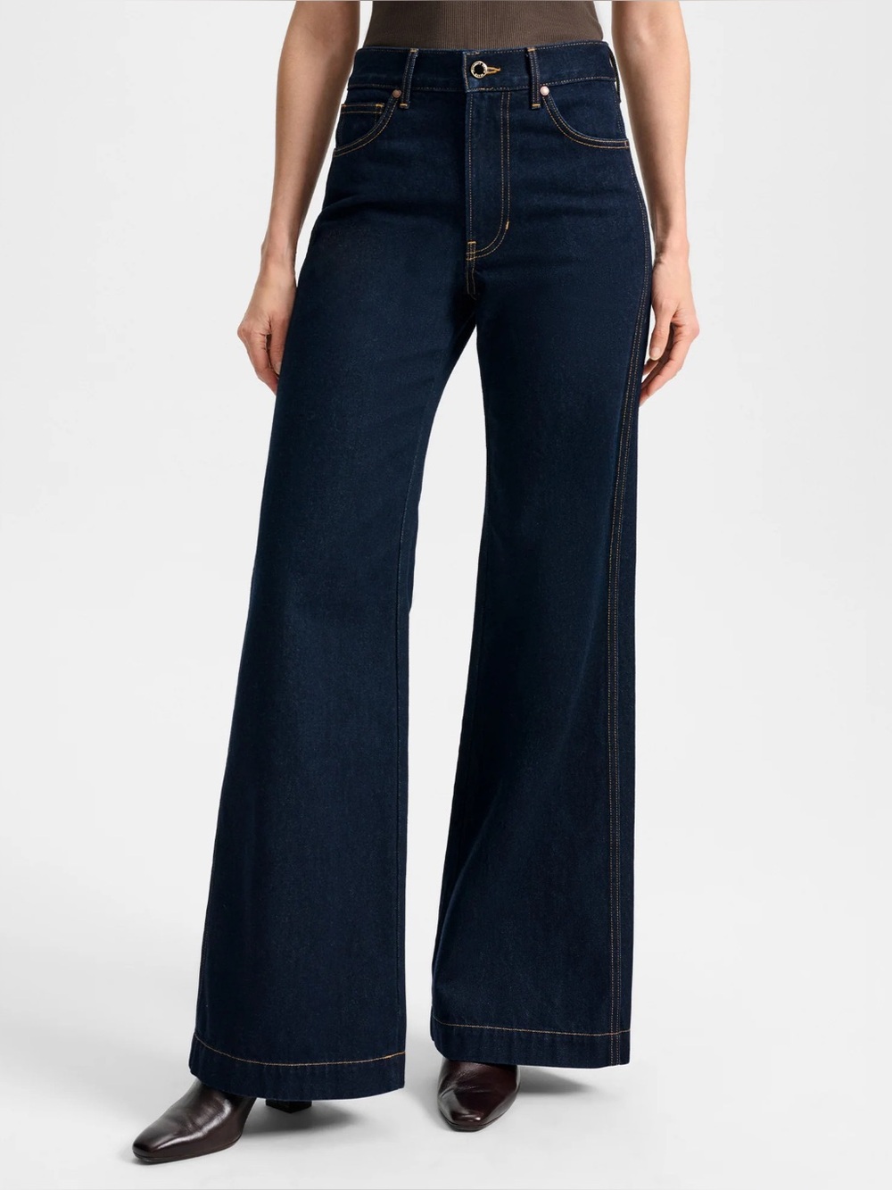 Veronica Beard Kasey Wide-Leg Jeans